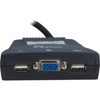 KVM-kytkin Inter-Tech KVM-LS-21JA musta