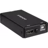 INTER-TECH KT-150H KVM-liitäntäsovitin RJ-45 (isäntä) HDMI-lähtöön, kaapelillinen, max. 1980×1080, metalli, musta