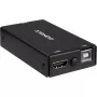 INTER-TECH KT-150H KVM-liitäntäsovitin RJ-45 (isäntä) HDMI-lähtöön, kaapelillinen, max. 1980×1080, metalli, musta