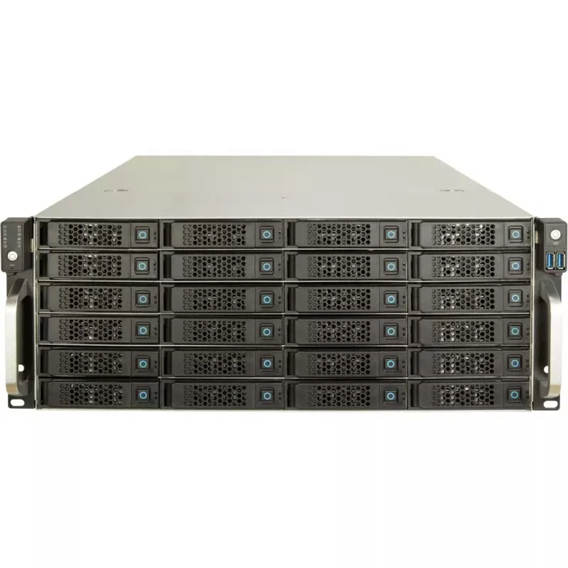 Kiintolevykotelo Inter-Tech 4U-4724 harmaa 2,5/3,5 inch