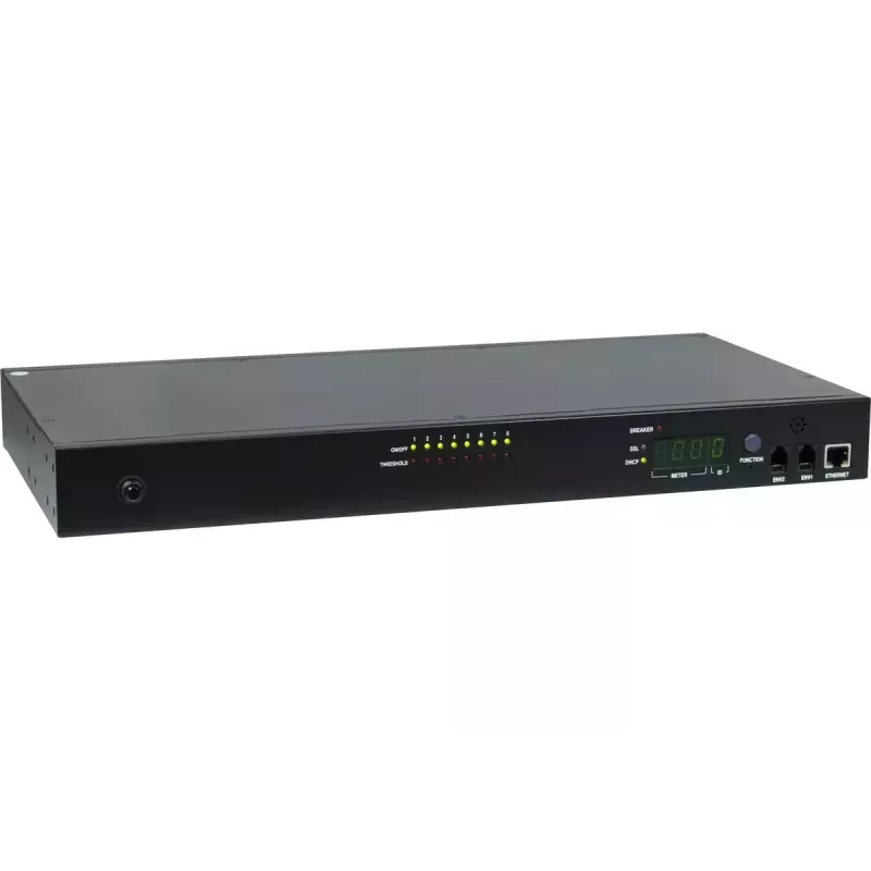 PDU Inter-Tech SD-1688 8 AC-pistorasiaa teräs musta