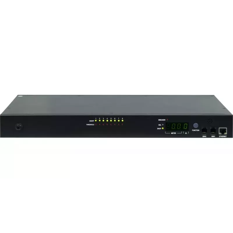 PDU Inter-Tech SD-1688 8 AC-pistorasiaa teräs musta