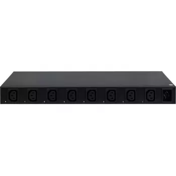 PDU Inter-Tech SD-1688 8 AC-pistorasiaa teräs musta