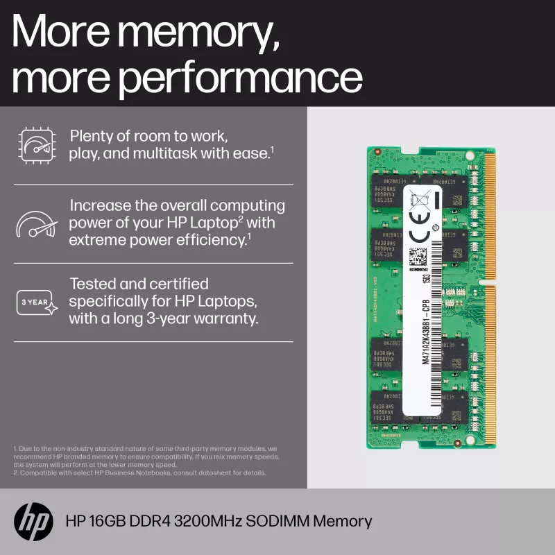 Muistimoduuli HP 16GB DDR4 3200 SODIMM