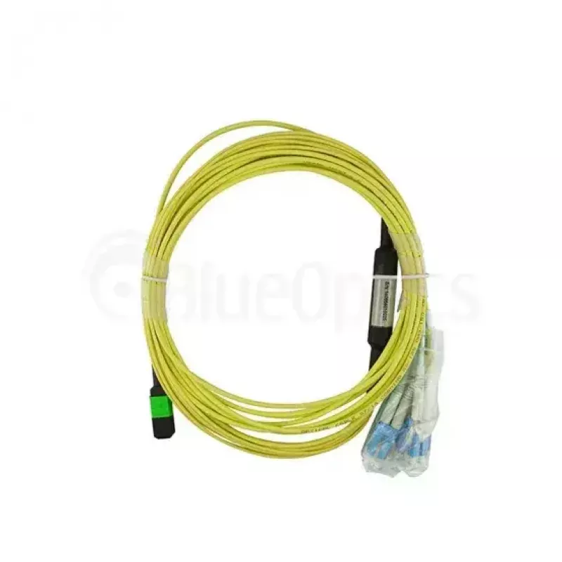 BlueOptics InfiniBand kuituvalokaapeli 5 m MTP 4x LC vihreä