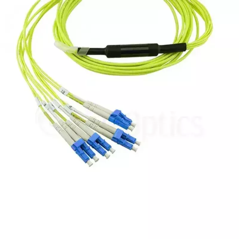 BlueOptics InfiniBand kuituvalokaapeli 5 m MTP 4x LC vihreä