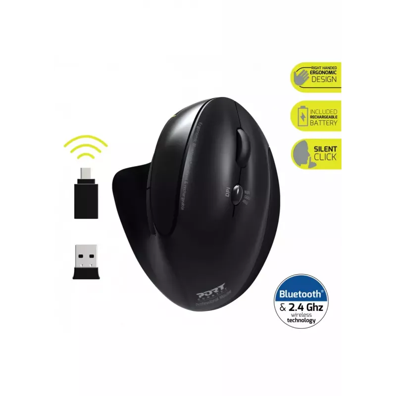 Hiiri Port Designs 900706-BT RF Wireless + Bluetooth