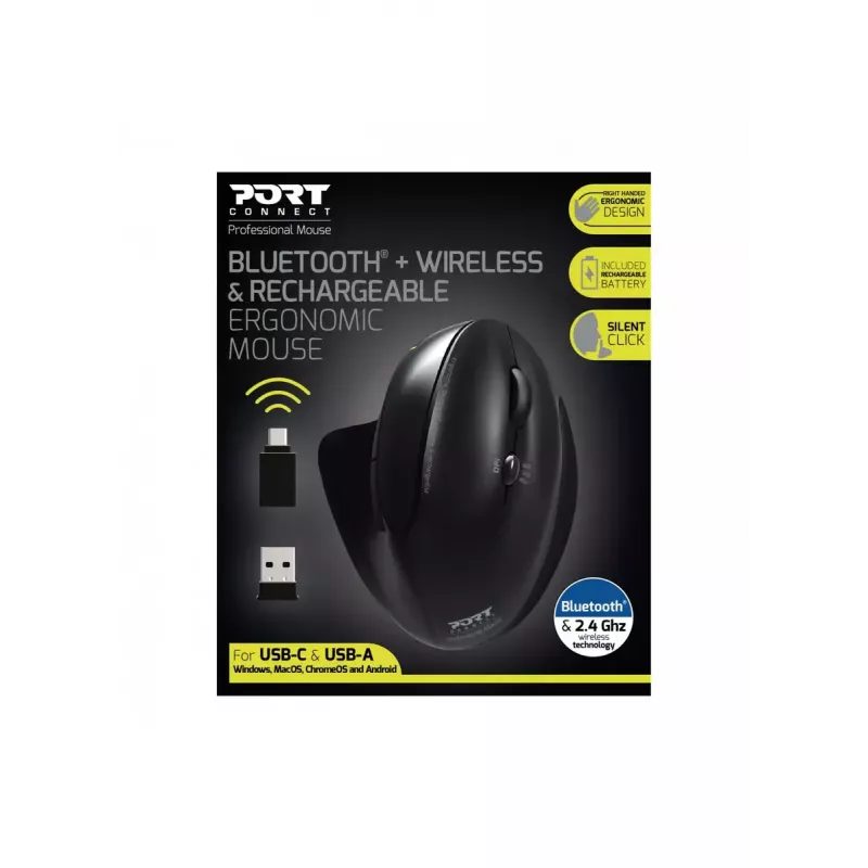 Hiiri Port Designs 900706-BT RF Wireless + Bluetooth