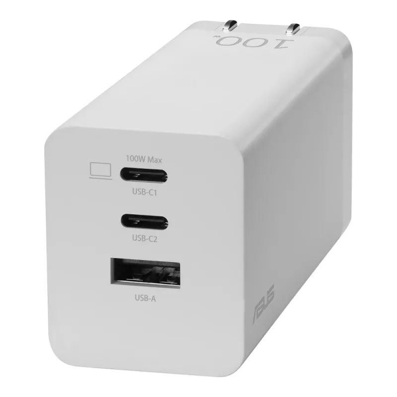 Virtalähde ASUS 90XB07IN-BPW010 100 W sisäkäyttöön valkoinen USB Type-A Type-C