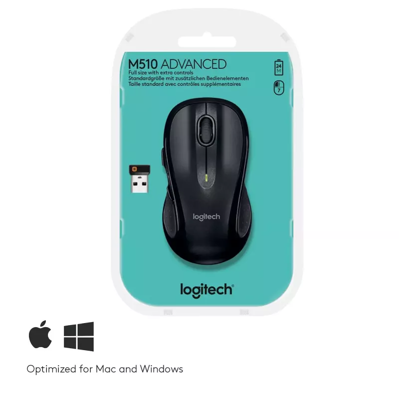 Hiiri Logitech M510 RF langaton