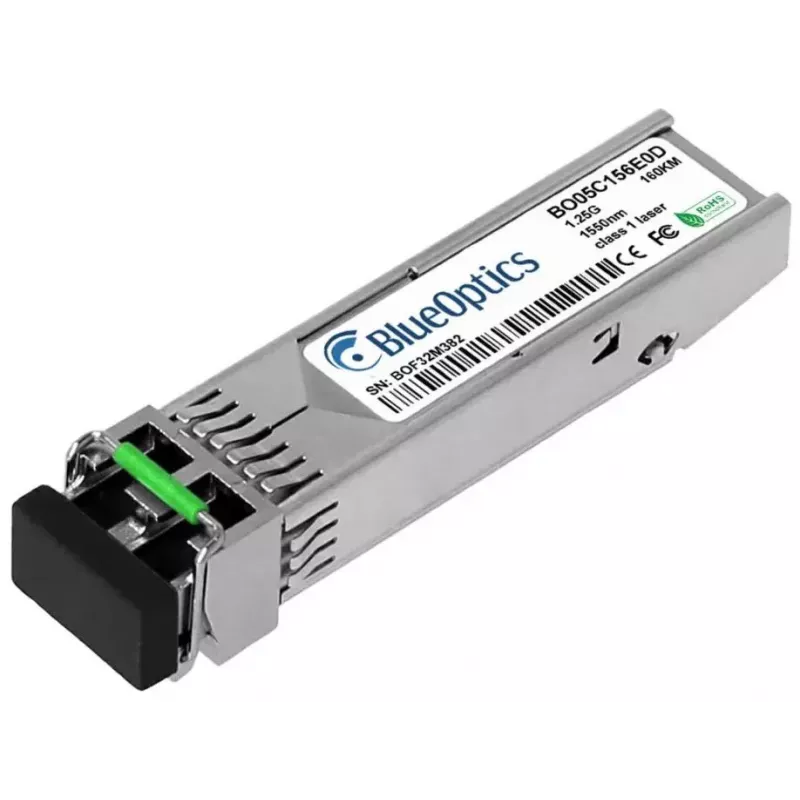 SFP-lähetin-vastaanotinmoduuli BlueOptics 942 119-001-BO 1250 Mbit/s hopea