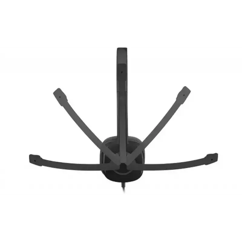 Logitech H151 stereokuulokemikrofoni melua vaimentavalla mikrofonilla, langallinen, musta