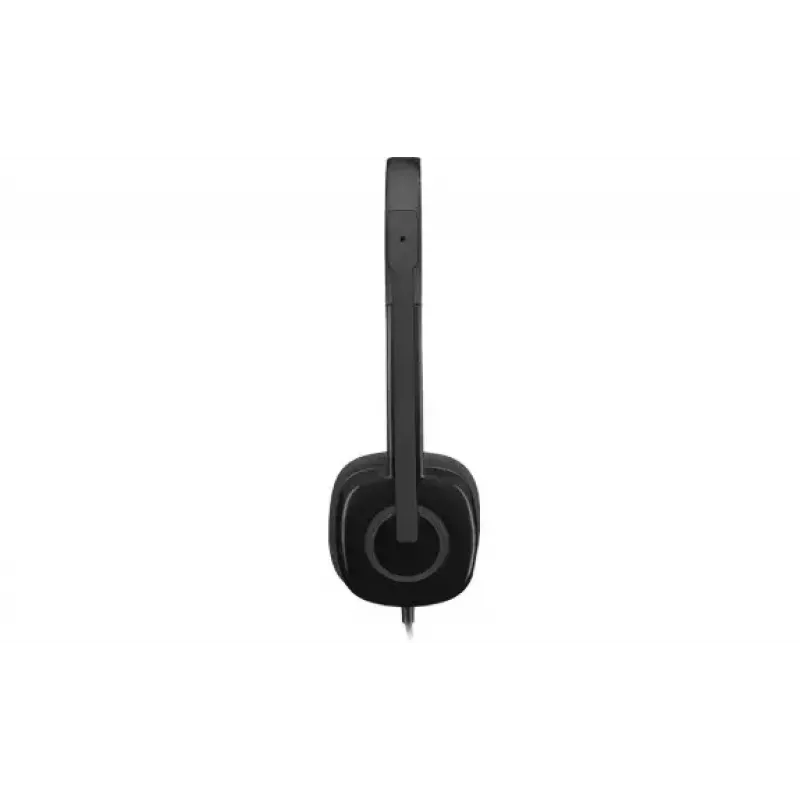 Logitech H151 stereokuulokemikrofoni melua vaimentavalla mikrofonilla, langallinen, musta
