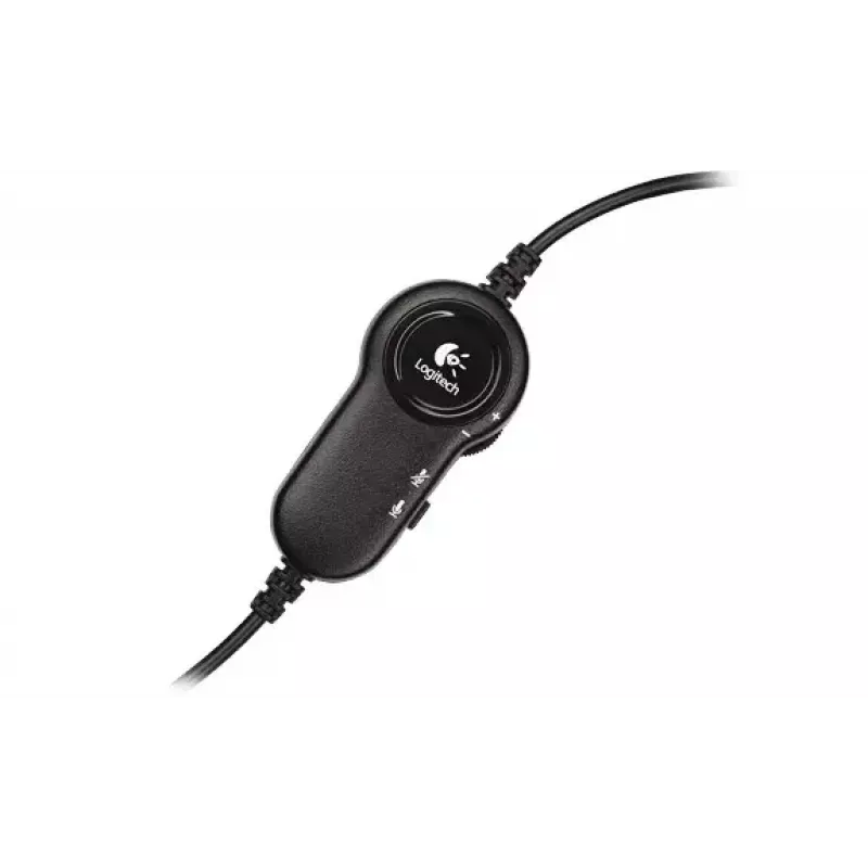 Logitech H151 stereokuulokemikrofoni melua vaimentavalla mikrofonilla, langallinen, musta