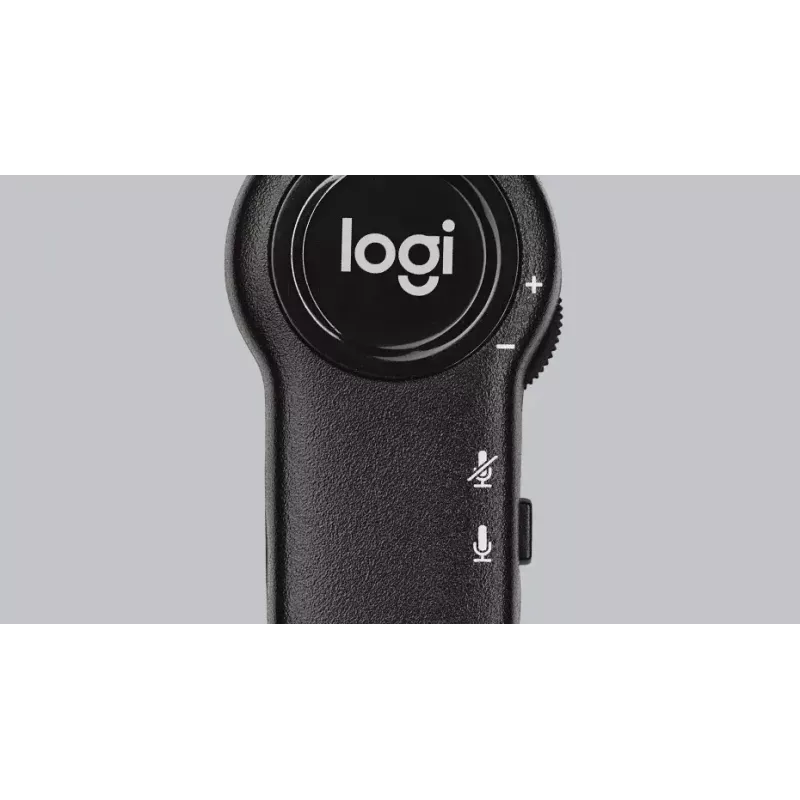 Logitech H151 stereokuulokemikrofoni melua vaimentavalla mikrofonilla, langallinen, musta