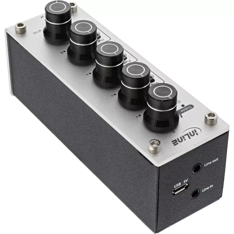 InLine AmpEQ mobile, Tri-Tone Hi-Res AUDIO esi- ja kuulokevahvistin, 3,5 mm stereo