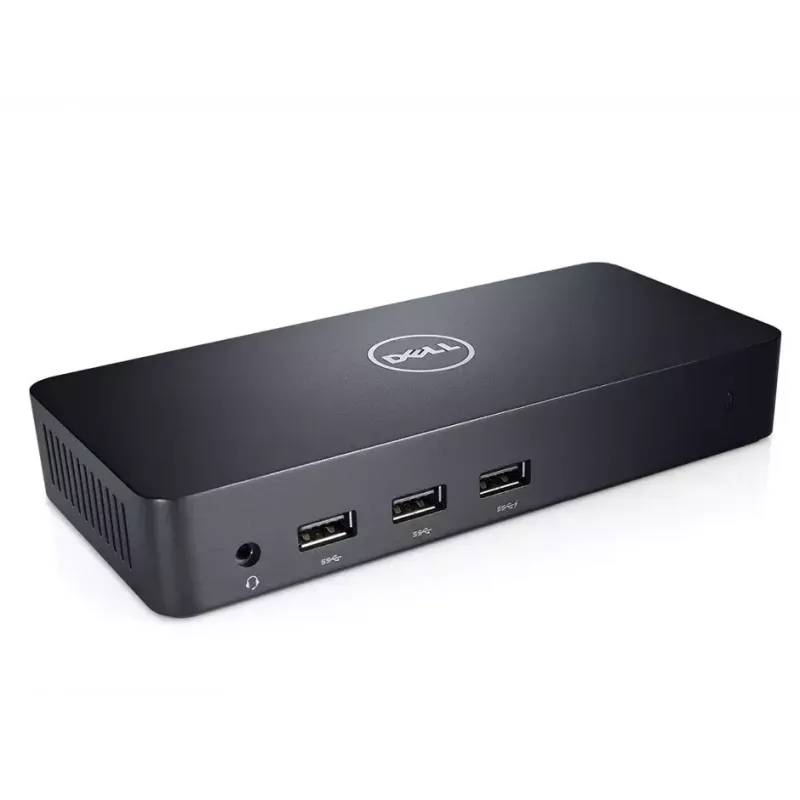 DELL D6000 johdollinen USB 3.2 Gen 1 (3.1 Gen 1) Type-C musta