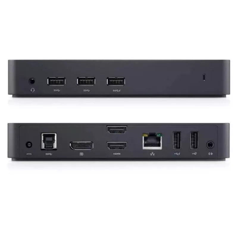 DELL D6000 johdollinen USB 3.2 Gen 1 (3.1 Gen 1) Type-C musta