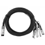 BlueOptics AA1404036-E6 InfiniBand-kuitu kaapeli 5 m QSFP 4xSFP+ musta