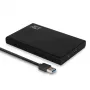 HDD/SSD-kotelo ACT 2,5 tuuman SATA-kiintolevykotelo ruuviton USB 3.2 Gen1