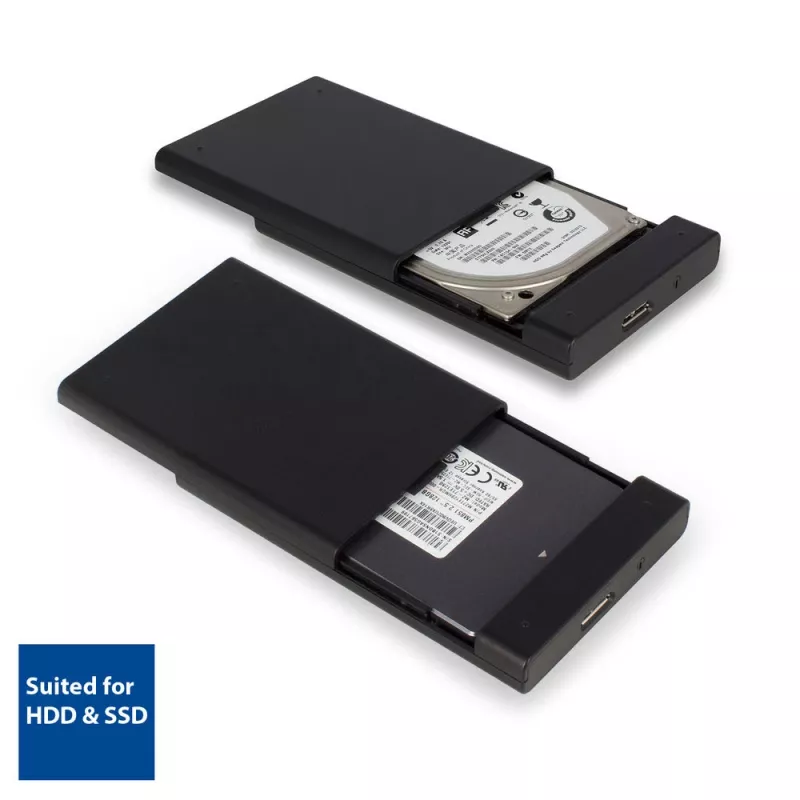 HDD/SSD-kotelo ACT 2,5 tuuman SATA-kiintolevykotelo ruuviton USB 3.2 Gen1