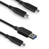 HDD/SSD-kotelo ACT AC1225 2,5 tuuman SATA USB-C 3.2 Gen2 musta