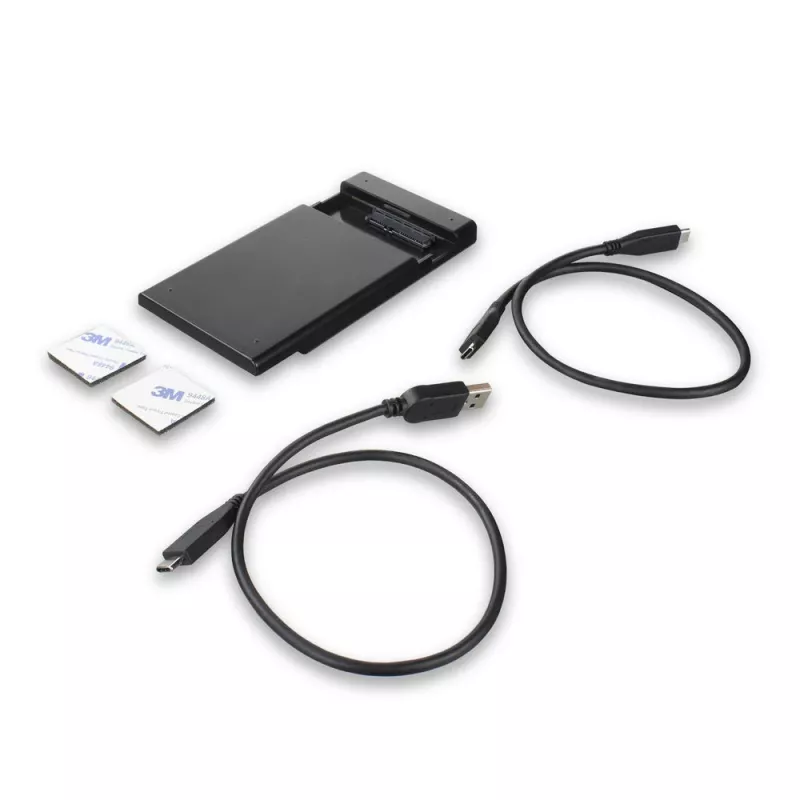 HDD/SSD-kotelo ACT AC1225 2,5 tuuman SATA USB-C 3.2 Gen2 musta