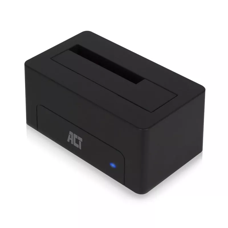 ACT 2,5 tuuman/3,5 tuuman SATA HDD/SSD telakointiasema USB 3.2 Gen1 musta