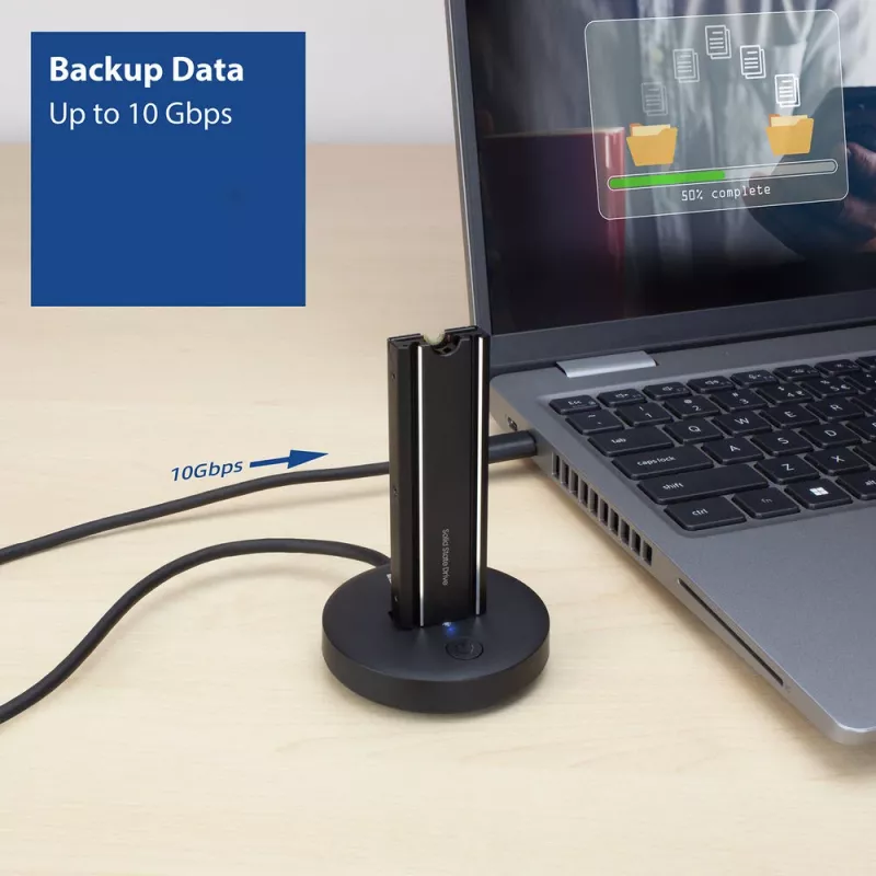 ACT M.2 NVMe/PCIe SSD telakointiasema USB-C 3.2 Gen2 musta