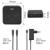 ACT M.2 NVMe/PCIe kahden SSD:n telakointi- ja kloonausasema, USB-C 3.2 Gen2