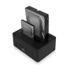 ACT AC1504 kaksois-HDD-telakointiasema, USB 3.2 Gen 1, musta