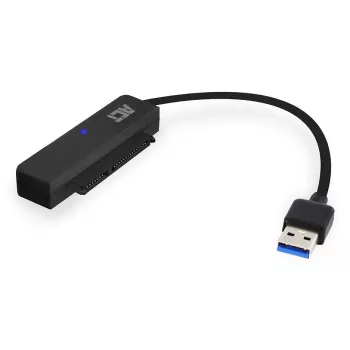 ACT USB-sovitinkaapeli 2,5 tuuman SATA HDD/SSD AC1510 0,15 m musta
