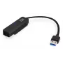 ACT USB-sovitinkaapeli 2,5 tuuman SATA HDD/SSD AC1510 0,15 m musta