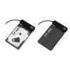 ACT USB-C-sovitinkaapeli 2,5 tuuman SATA-kiintolevylle/SSD:lle AC1525 0,15 m musta