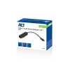 ACT USB-C-sovitinkaapeli 2,5 tuuman SATA-kiintolevylle/SSD:lle AC1525 0,15 m musta