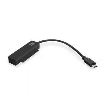 ACT USB-C-sovitinkaapeli 2,5 tuuman SATA-kiintolevylle/SSD:lle AC1525 0,15 m musta