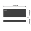 SSD-kotelo ACT M.2 USB 3.2 Gen1 musta 5 Gbit/s