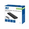 SSD-kotelo ACT AC1615 USB-C M.2 NVMe PCIe 10 Gbit/s musta