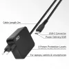 ACT USB-C kannettavan tietokoneen virtalähde 65W Power-Delivery-profiileilla, 2 metriä