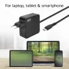 ACT USB-C kannettavan tietokoneen virtalähde 65W Power-Delivery-profiileilla, 2 metriä