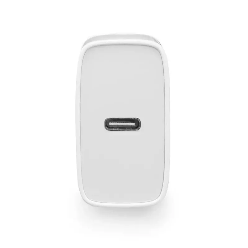 ACT kompakti USB-C-lataussovitin 20W pikalataus sisäkäyttö yleismalli valkoinen
