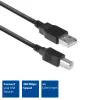 ACT USB 2.0 liitäntäkaapeli A-uros - B-uros 3 metriä
