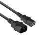 Virtakaapeli C13 C14 musta 1,8 m ACT Powercord