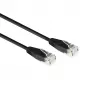 ACT musta 2,0 m U/UTP CAT6 -verkkokaapeli RJ45-liittimillä