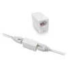 Modulaarinen RJ-45-liitinyhdistin ACT AC4105 valkoinen liitäntä 1 RJ-45 liitäntä 2 RJ-45