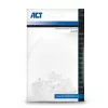 ACT modulaarinen CAT5E RJ-45 -liitin ACT AC4110 uros hopea läpinäkyvä 10 kpl