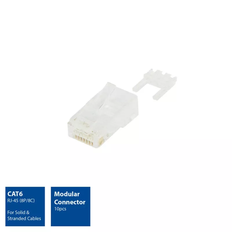 ACT modulaarinen RJ-45-liitin CAT6 10x