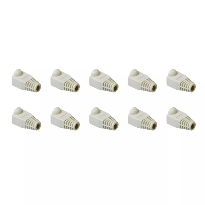 ACT UTP kaapelihelmet, RJ45, kaapelihelmi, harmaa, RJ45, 10 kpl