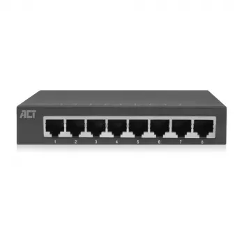 Hallitsematon kytkin ACT AC4418 8 porttia Gigabit Ethernet 10/100/1000