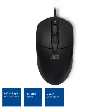 ACT langallinen optinen hiiri 1000 DPI, USB